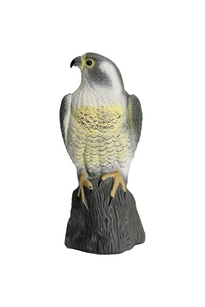 Generic Brand Bukela Bird Scarecrow Fake Horned Hawk Decoy,Bird Repellent Gar...