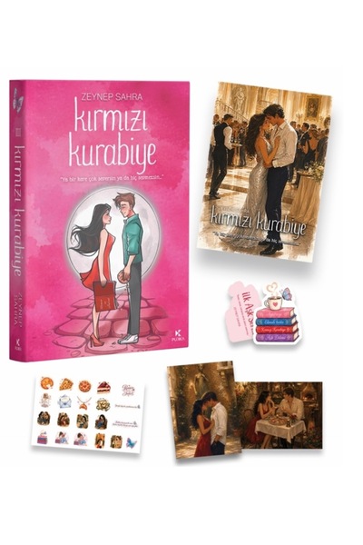 Pukka yayınları KIRMIZI KURABİYE(KENAR BOYAMALI CİLTLİ)-ZEYNEP SAHRA