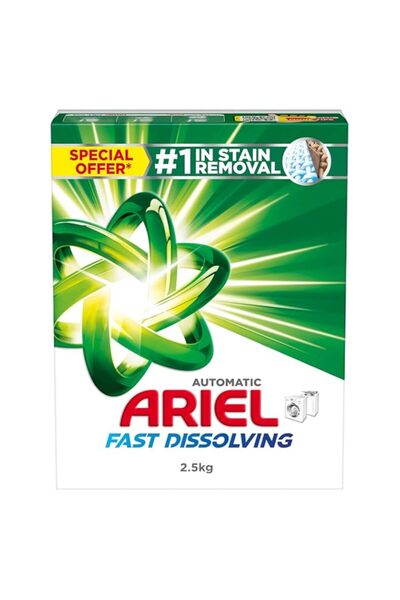 Generic Brand Ariel Fast Dissolving Laundry Detergent Powder, 2.5 KG