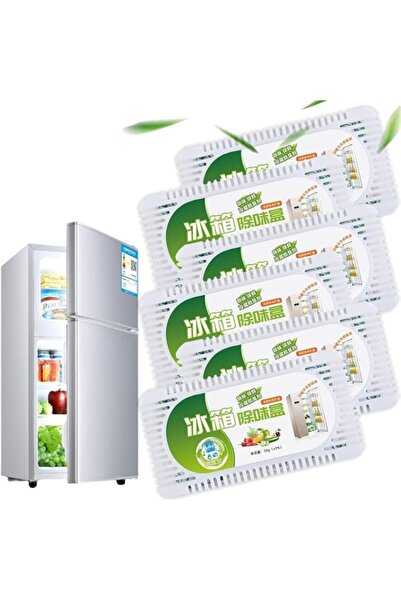 Generic Brand 6 Pack Refrigerator Deodorizer, Natural Unscented Activated Cha...