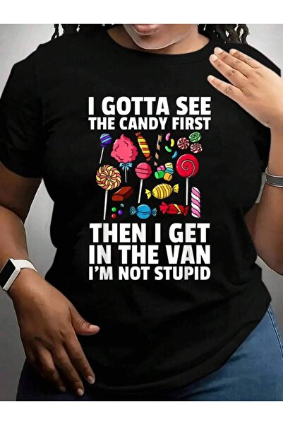 2BIR I Gotta First Lollipop Sweets Gift Halloween Black Graphic T Shirts Tee