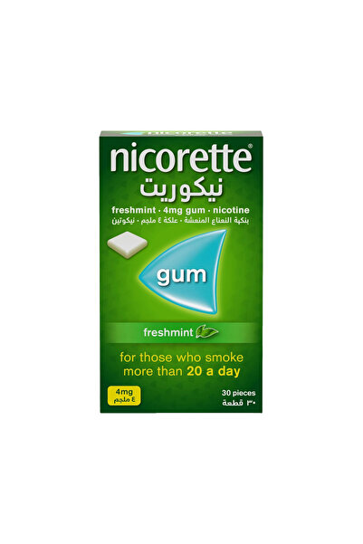 Johnson & Johnson NICORETTE 4MG FRESHMINT GUM 30'S