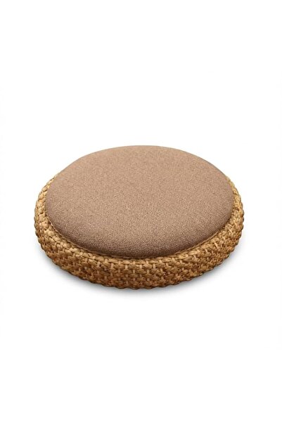Generic Brand Jaffiust Round Rattan Ottoman with Handwoven Natural Fiber Seat...