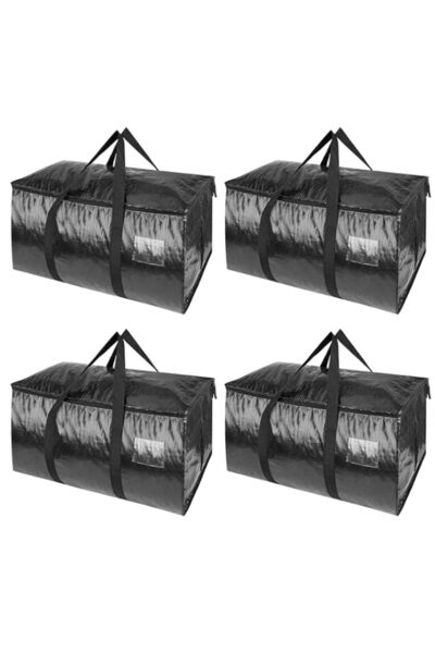 Generic Moving Bags,4Pack Heavy Duty with Strong Zippers and Handles,Heavy Du...