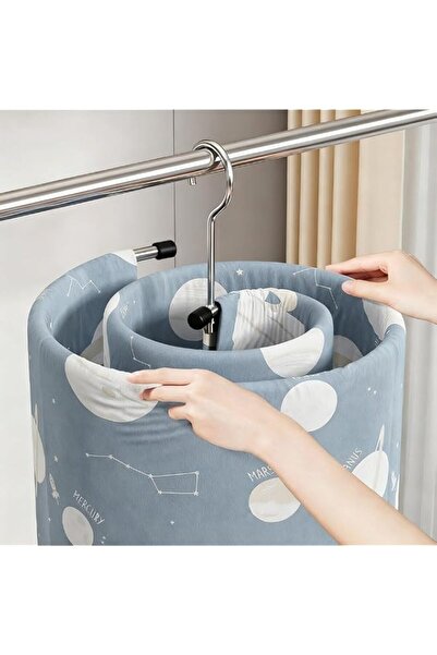 Generic Goodern Spiral Shaped Clothes Drying Rack,Stainless Steel Quilt Blank...