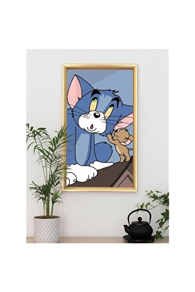 Generic Brand 'Tom Jerrys' Digitally Printed Wall Poster with Photo Frame by ...