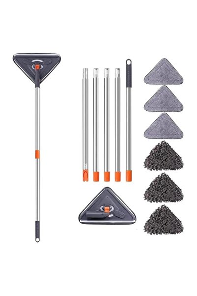 Generic TAME 85 Inch Wall Mop with Long Handle,Cleaner Tool with Handle,Trian...