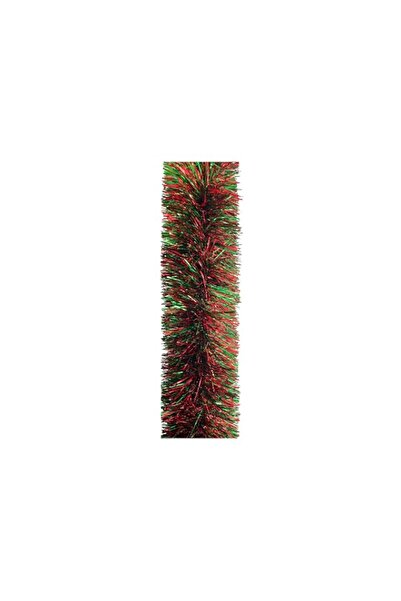 Generic Brand Thick 12cm x 200cm Red & Green Tinsel Garland – Classic Christm...