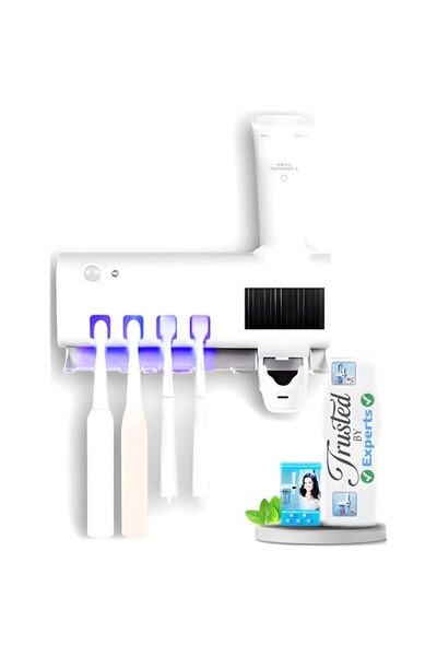 Generic Premium UV Toothbrush Sanitizer & Sterilizer – Toothbrush Holder Wall...