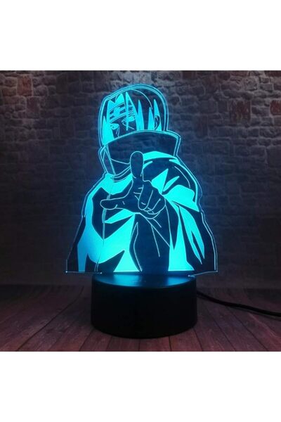 Generic Brand Naruto Kakashi Minato Uchiha Sasuke Night 7 Color Changing LED ...