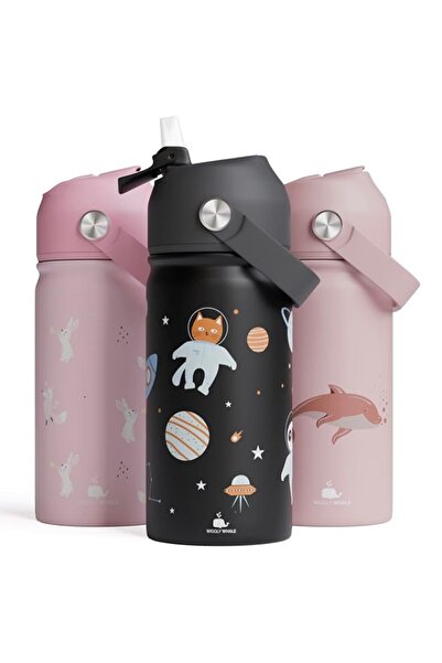 Generic Stainless Steel Kids Water Bottle – 380ML, BPA-Free, Leakproof, Insul...