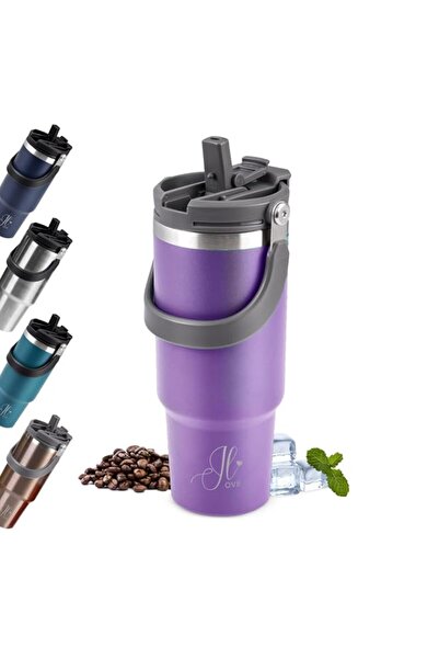 Generic ILDOTove Double Wall Tumbler with Lid and Straw, Stainless Steel Insu...
