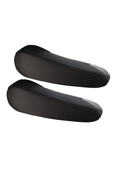 Generic FH Group Fh1051Black Flat Cloth Fabric Black Armrest Cover Semi-Unive...