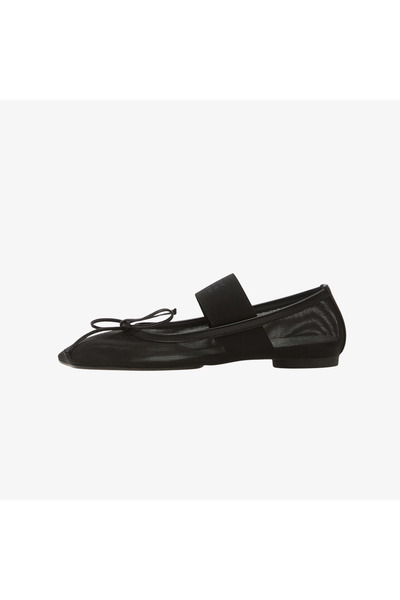 MARTIN MARGIELA MM6 MM6 Maison Margiela Anatomic Numeric Ballerina Black (Wom...