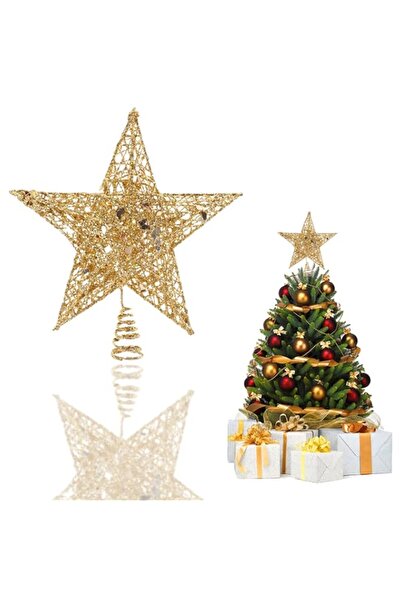 Generic Brand HONGECB YEAP Christmas Tree Top Star, Sparkling Metal Star, Chr...