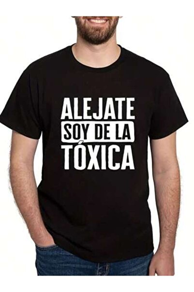 kai22 Alejate Soy De La Tóxica Printing, Men's Short Sleeved Casual And Comfo...