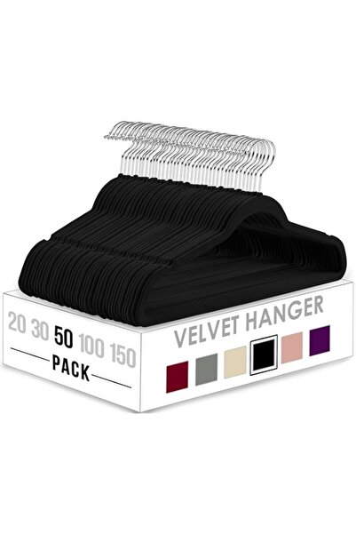 Generic Premium Velvet Hangers 50 Pack - Non-Slip & Durable Clothes Hangers -...