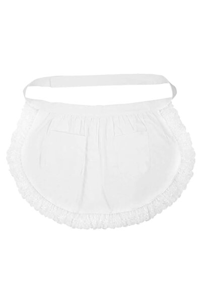 Generic Waist Apron, Women's Waist Apron Pockets Lace Cotton Half Apron Kitch...