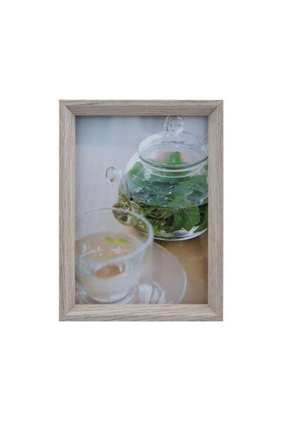 Generic Brand DAISO Narrow Photo Frame, Beige - 12.70X 17.78Cm