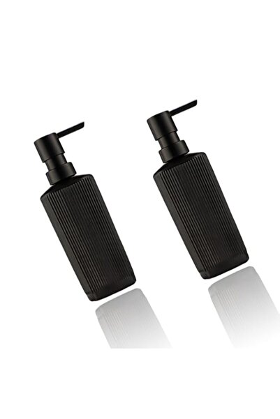 Generic Lunana 2 Pcs 350ml Pump Glass Refillable Bottle, suitable for hand sa...