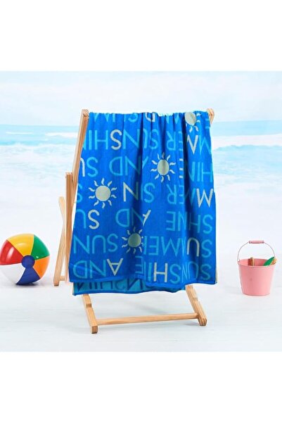 Generic BYFT Petunia Jacquard Beach Towel Sunshine and Summer Design 86 x 162...