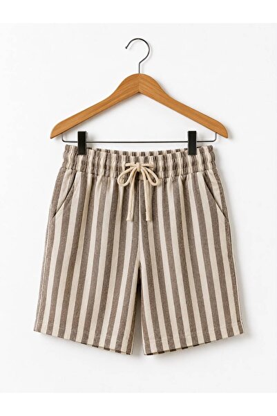 Miniminnakkidswear Момчешки ленени летни шорти