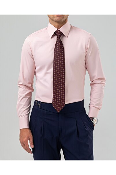 TerziAdemAltun Drytech Slim Fit Water Repellent Stain Resistant Men's Shirt P...