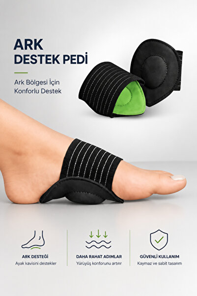 kırmed Giyilebilir Ark Destek Pedi Ayak Boşluğu Kemeri Doldurucu Ark Pedi