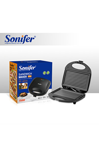 Sonifer 750W Electric Sandwich Maker, Non Stick Plates And Compact Design, Fo...