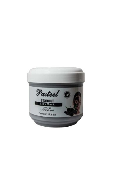 pasteel Charcoal Clay Mask for Deep Cleansing for All Skin Types - 500 ml