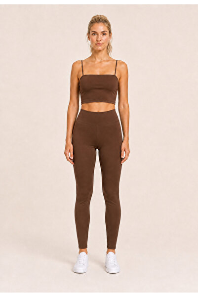 exxitcollection Women's Sportswear Top and Bottom Set – High-Waisted Leggings...