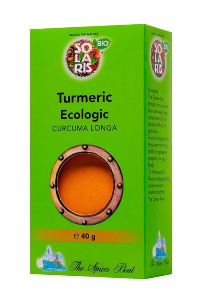 Solaris Bio Condiment turmeric macinat 40g