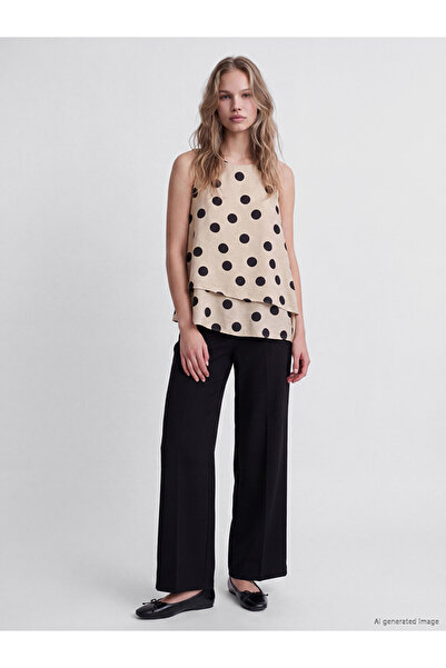 LC Waikiki I Beli Zippered Women's Fabric Trousers from Freezen Store