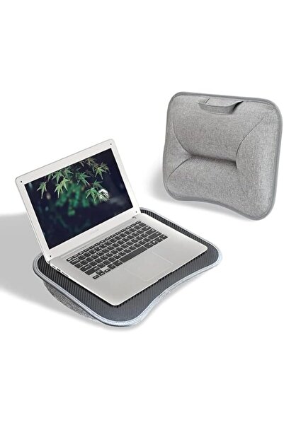 Generic Portable Carbon Fiber Lap Laptop Desk with Soft Pillow Cushion, Light...