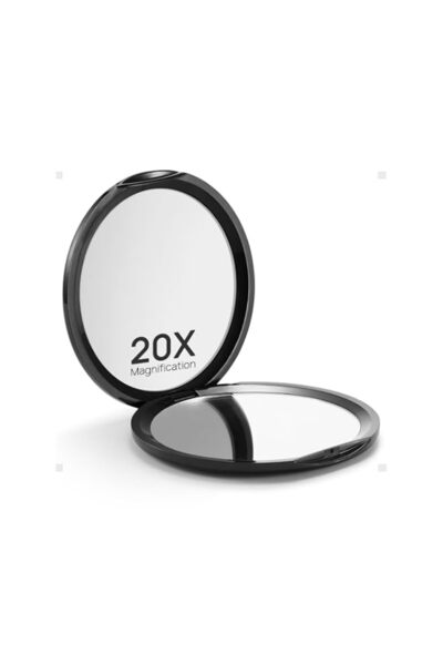 Generic X spring Magnifying Makeup Mirror, 3-Inch Round Pocket Mirror, 1X Nor...