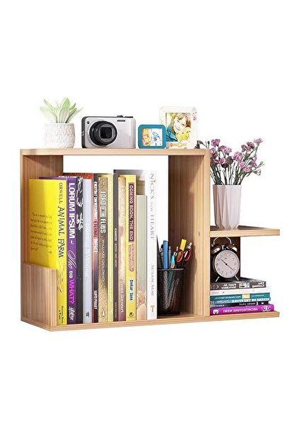 Generic Desktop Small Bookcase, Succulent Plant Storage Rack, Simple Student ...