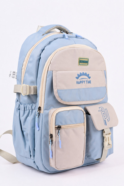 WANDER BAG 7340 Kore Tarzı Çok Bölmeli, Geniş İç Hacimli, Suluk Cepli Okul ve Günlük Sırt Çantası