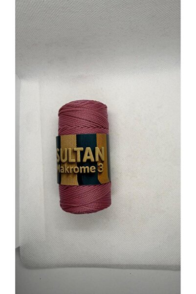Genel Markalar 2 Adet Sultan Makrome 3 Örgü İpi 100 Gram -Çanta Cüzdan Supla ...