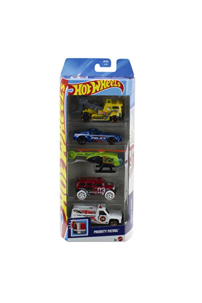 HOT WHEELS Priority Patrol 5-Car Set