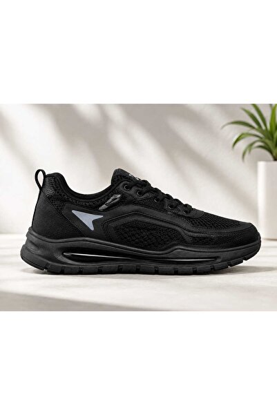 Generic Men's Black Lightweight Sports Running Shoes – Breathable Mesh Upper ...