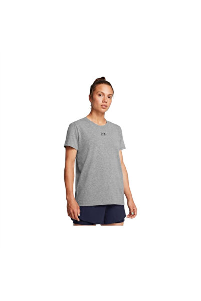 Under Armour Dámske tričko Campus Core s okrúhlym výstrihom v sivej farbe