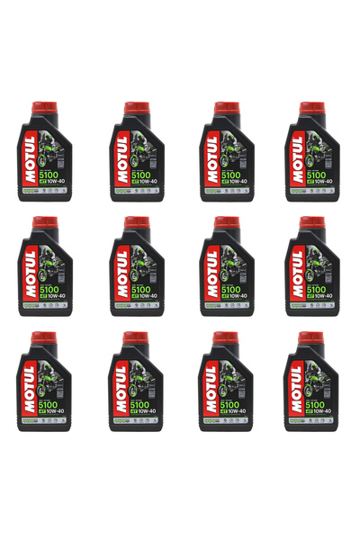Motul 5100 10W40 4T Motosiklet Yağı 1 Lt 12 adet
