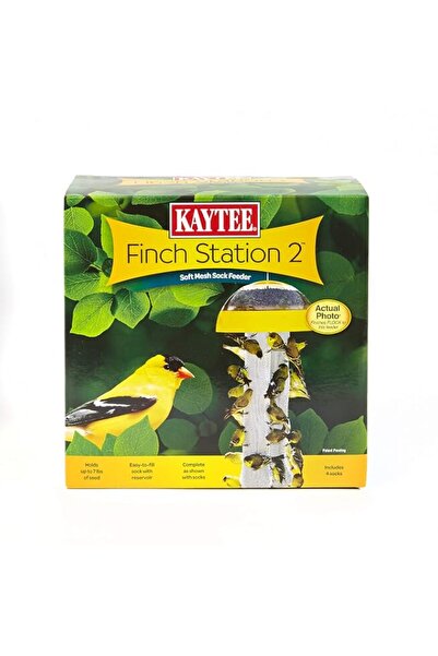 Generic Kaytee Wild Bird Finch Station 2 Soft Mesh Sock Feeder, Includes 4 Socks