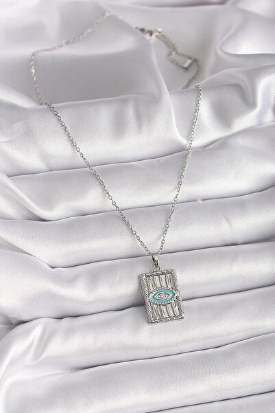 online kapsulavm avm alışveriş 316L Steel Silver Color Chain Eye Embroidered ...