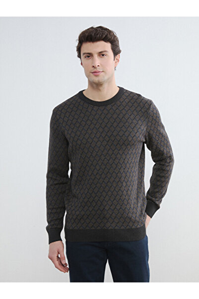 LC Waikiki I Zero Roba Collar Embroidered Men's Knitwear Sweater from Freezen...
