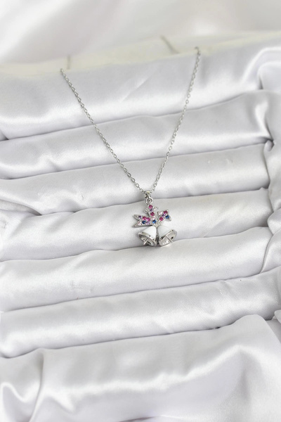 online kapsulavm avm alışveriş 316L Steel Chain Silver Color Chirtsmas Bell M...