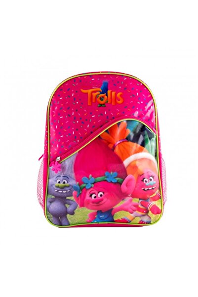 Generic Brand Ghiozdan mare 16" Trolls