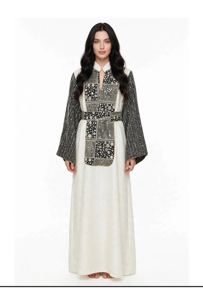 Rokon Dana Royal Embroidery Work Party Wear Jalabiya