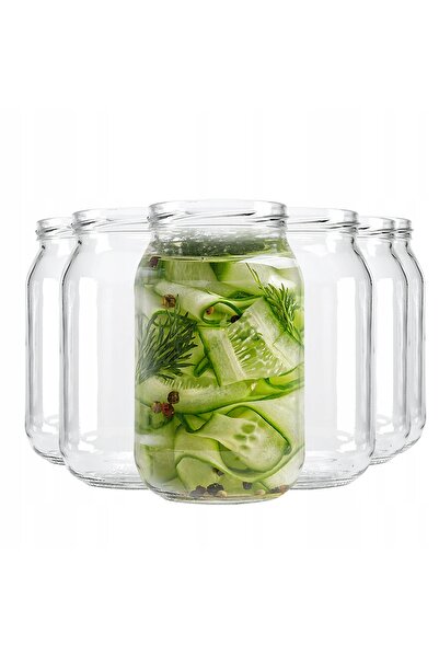 SuperButelki Set Borcane din Sticla Rezistente la Temperatura, 900 ml, 16.5x9...
