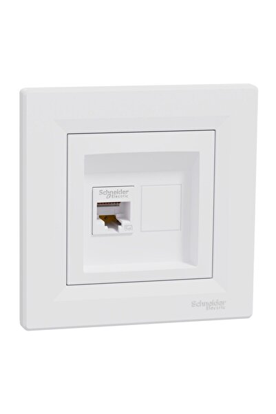 OEM Asfora EPH4300121 πρίζα internet, RJ45 cat 5E, εντοιχιζόμενη, περιλαμβάνε...